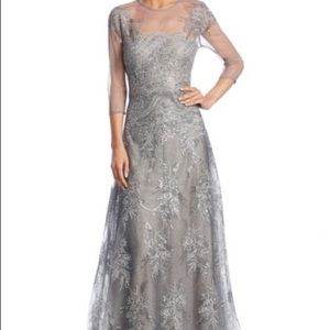 Rickie Freeman for Teri Jon Dresses - Beaded lace gown by Rickie Freeman for Teri Jon. Rickie Freeman for Teri Jon Dresses - Beaded lace gown by Rickie Freeman for Teri Jon.